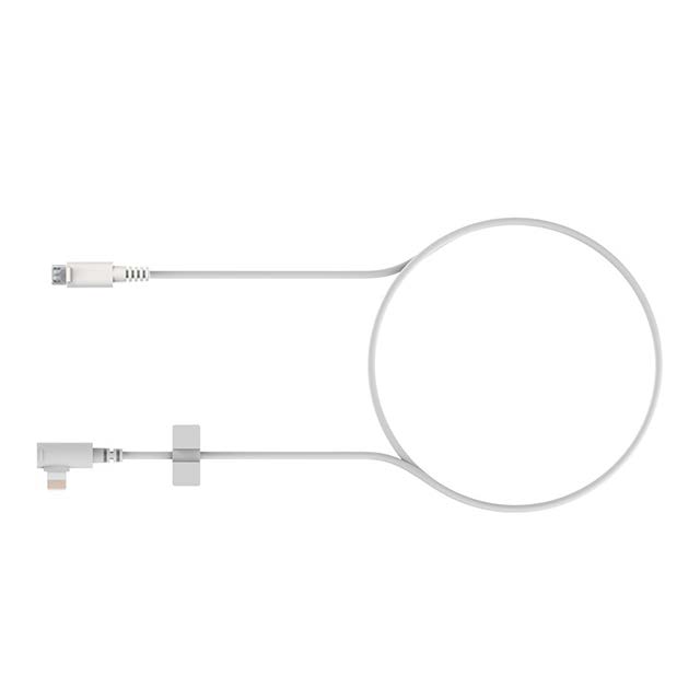 Cordon antivol Apple lightning 180° pour centrale - blanc