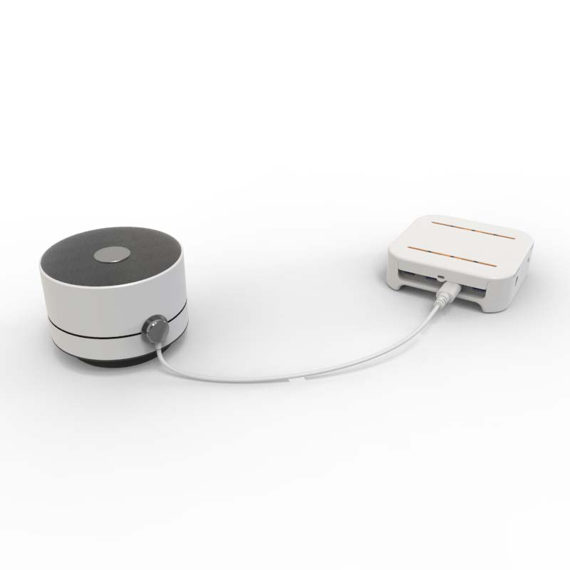 Cordon antivol mini sensor métal pour centrale - blanc