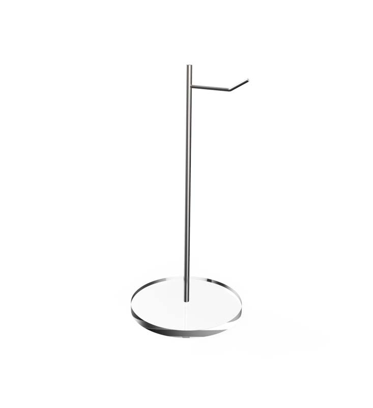 Support présentation casque base acrylique tige métal