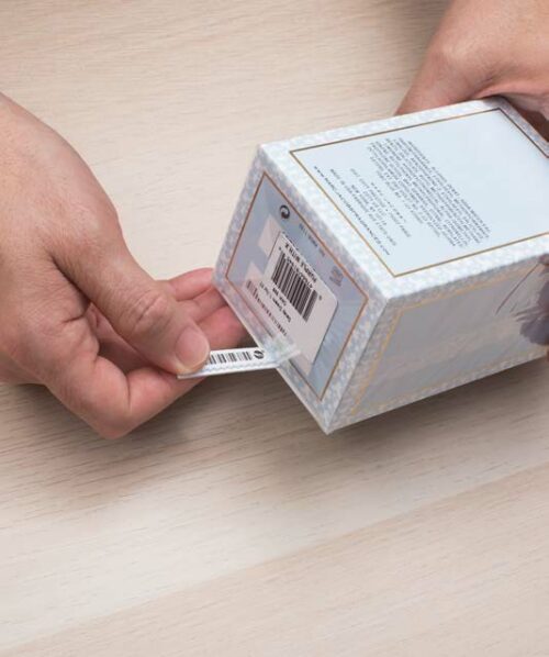 Étiquette souple insérable APX Sensormatic Ultra Strip 3 pour protection antivol en magasin