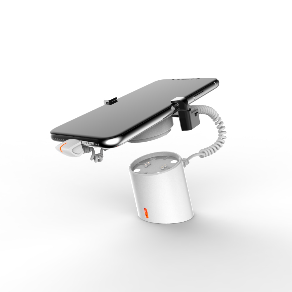 Support antivol autonome bas pour smartphone et tablette