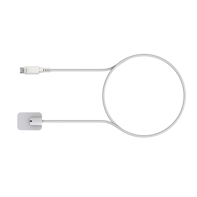 Cordon antivol capteur plat pour centrale - blanc